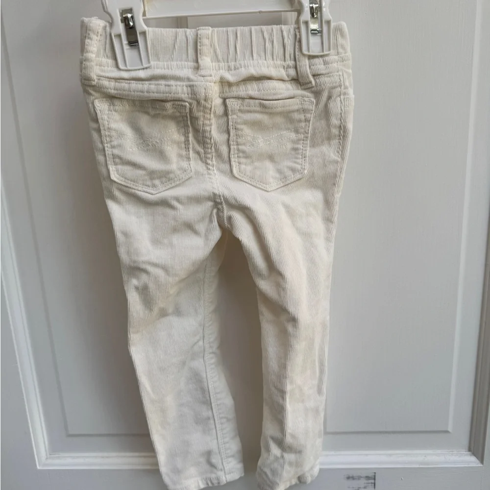 NWOT GAP 3T Girls Cream Off White Corduroy  Casual Pants